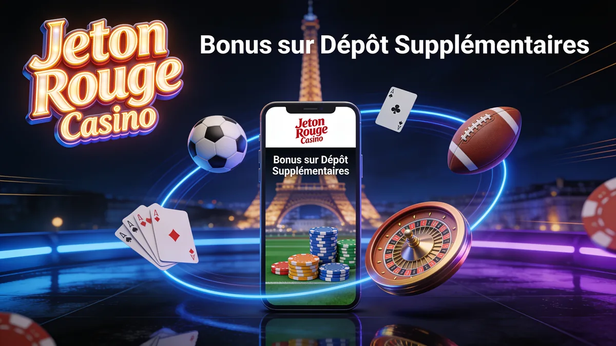 Bonus sur DĂ©pĂŽt SupplĂ©mentaires â jeton rouge casino en France