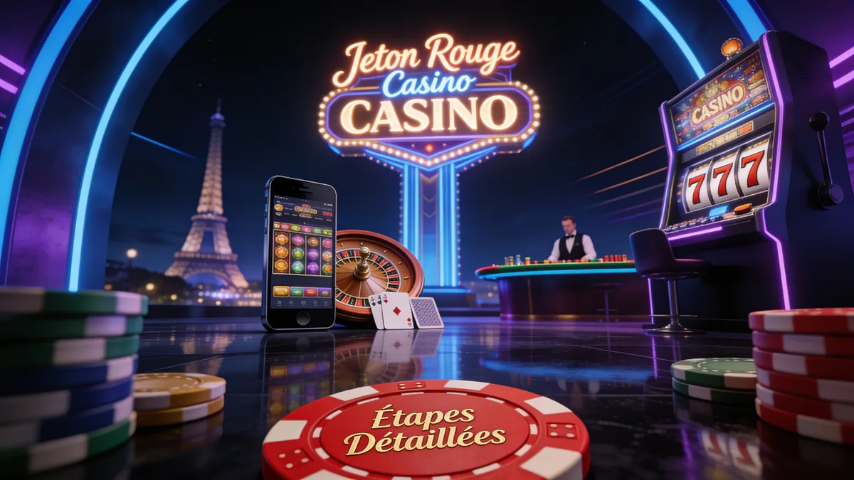 Inscription sur Jeton Rouge : Étapes Détaillées — jeton rouge casino en France